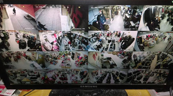 大型服装店监控