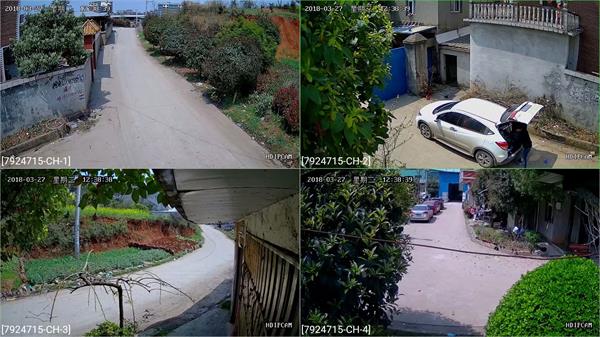 农村家庭看小孩监控